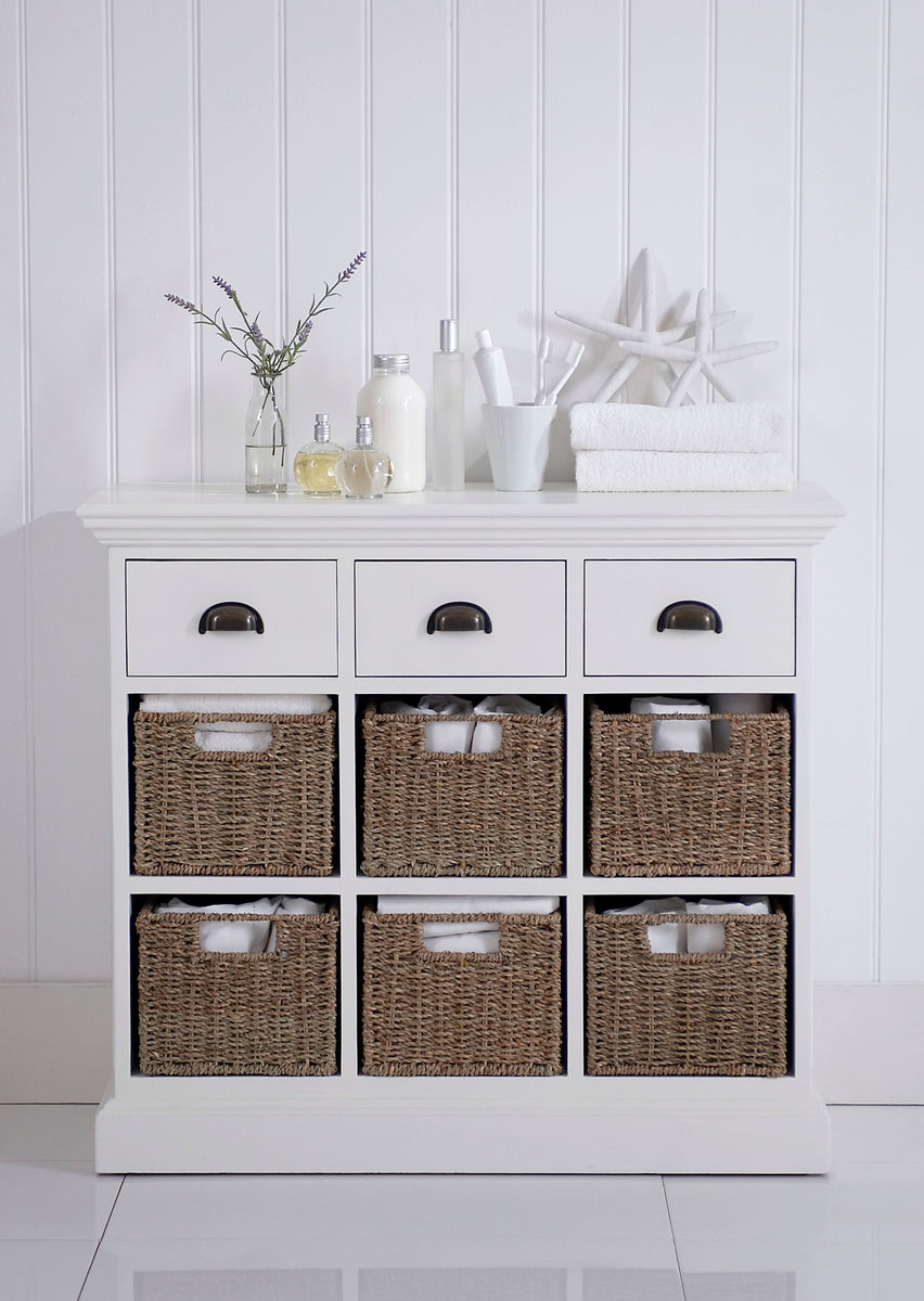 Woven Basket Storage Units Grandad's Shed