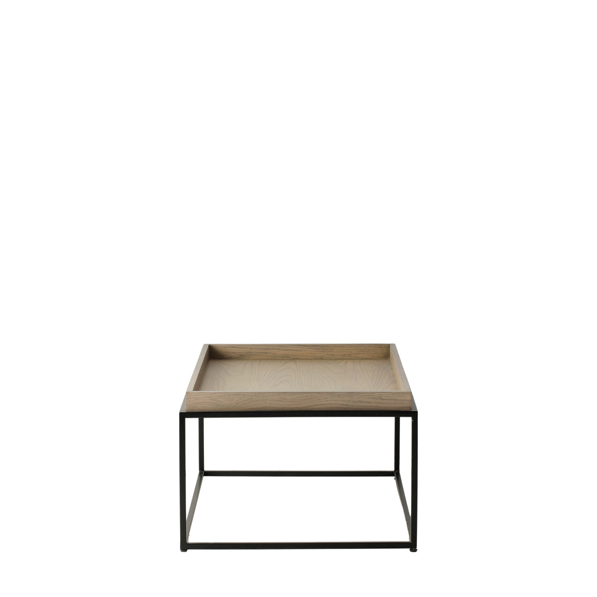 Forden grey tray coffee table side view