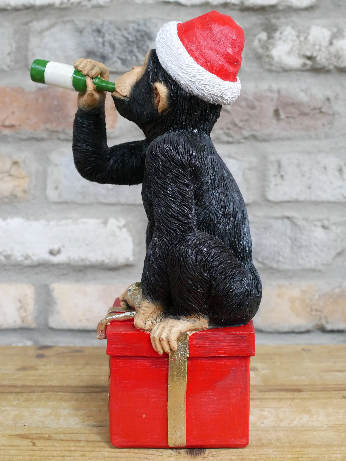 Drunken Monkey Christmas Ornament — view 4