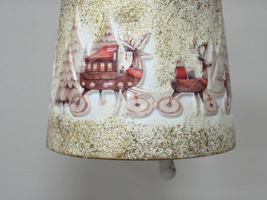 Santa Scene Bell Lantern – Large — view 2