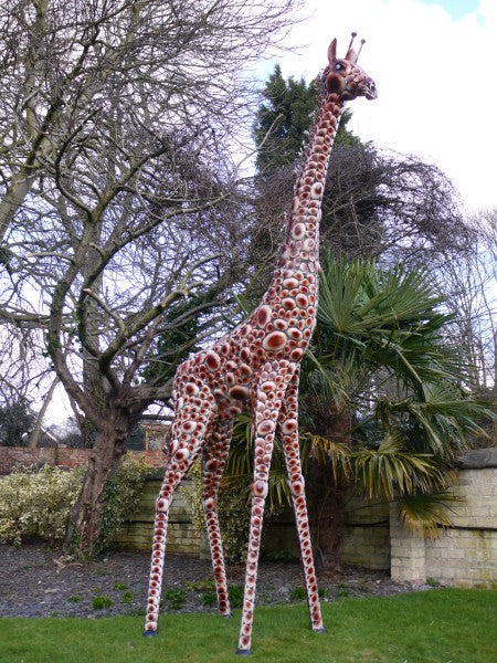 Large Giraffe Statue — view 4