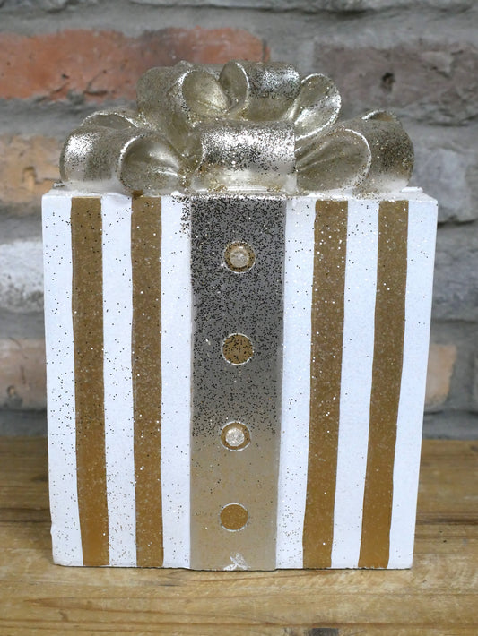 Champagne Christmas Present Decoration – Large — view 2