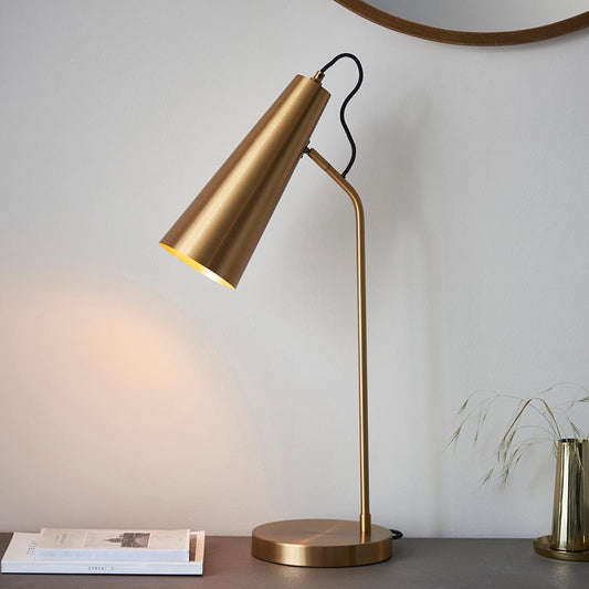 Karna Table Lamp – Antique Brass — view 2