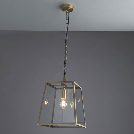 Hurst Pendant Light – Antique Brass — view 2