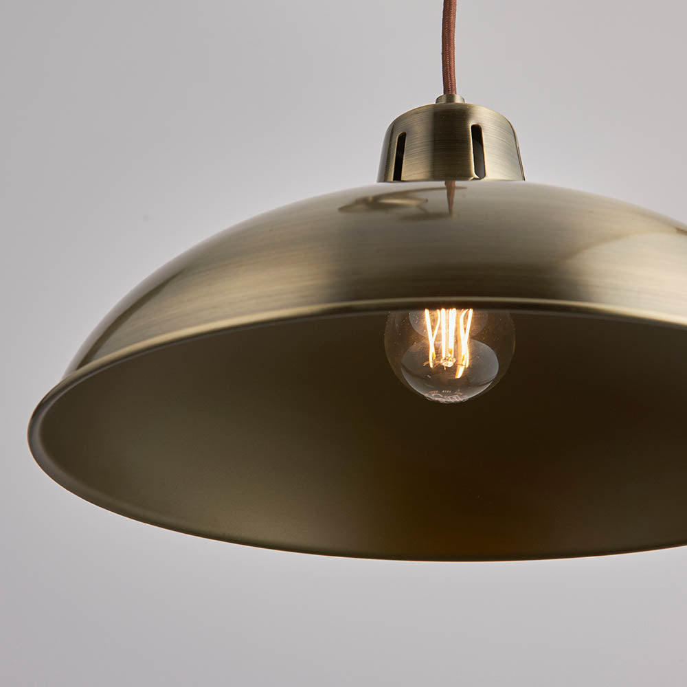 Polka Pendant Light – Antique Brass — view 4