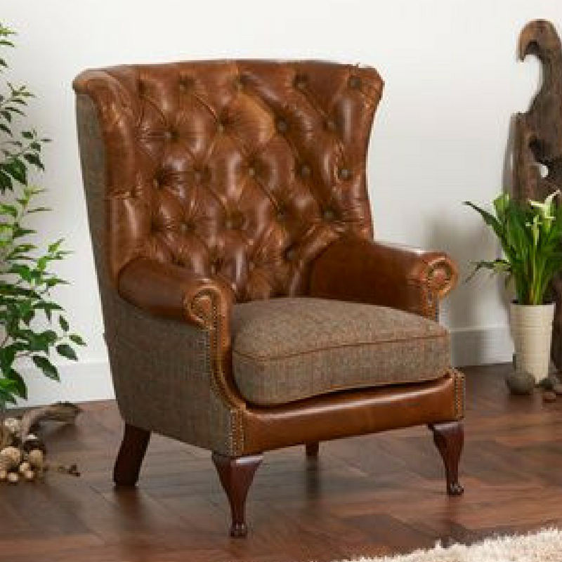The Len A Classic Wing Wrap Armchair