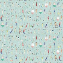 Alphabet Wallpaper - 4 Colourways