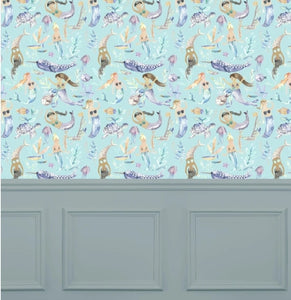 Mermaids Wallpaper - 3 Colourways
