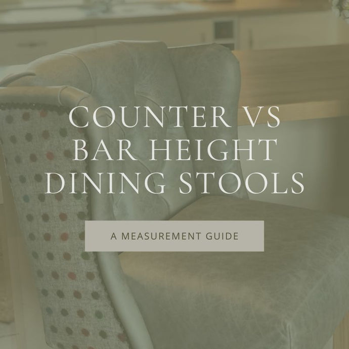 A Measurement Guide for Counter vs Bar Height Dining Stools
