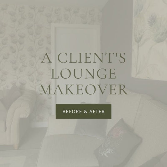 Before & After: A Client's Lounge Project