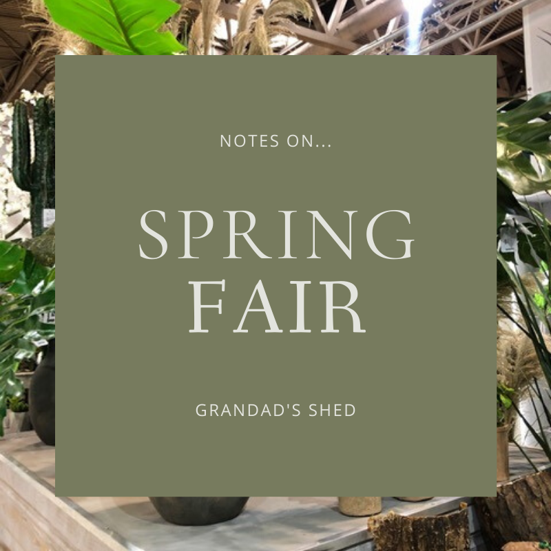 Notes from Spring Fair