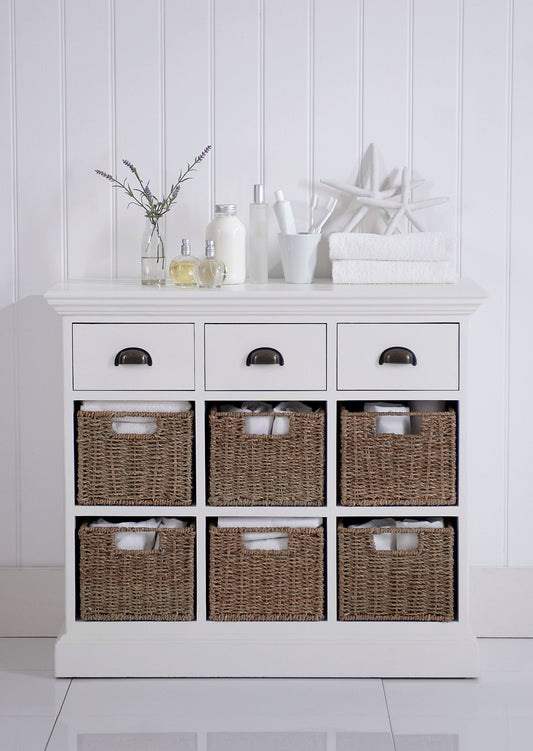 Woven Basket Storage Units