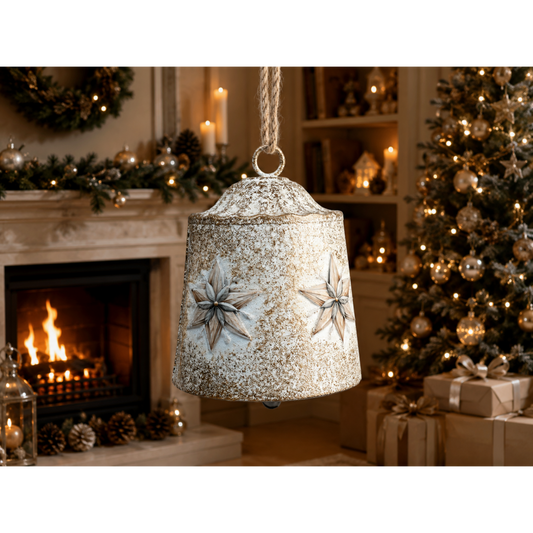 Winter Scene Bell Lantern – Small