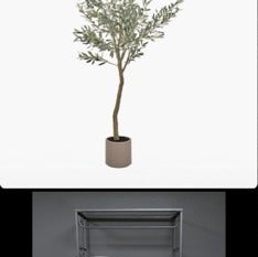 Artificial Olive Tree in Pot