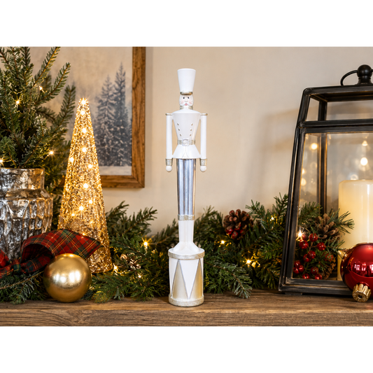 Cream Nutcracker Christmas Soldier