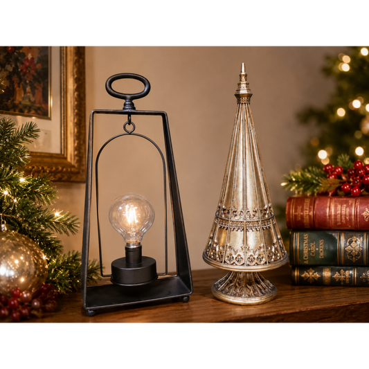 Silver Cone Christmas Tree