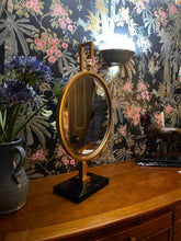 Large Round Mirror on Stand
