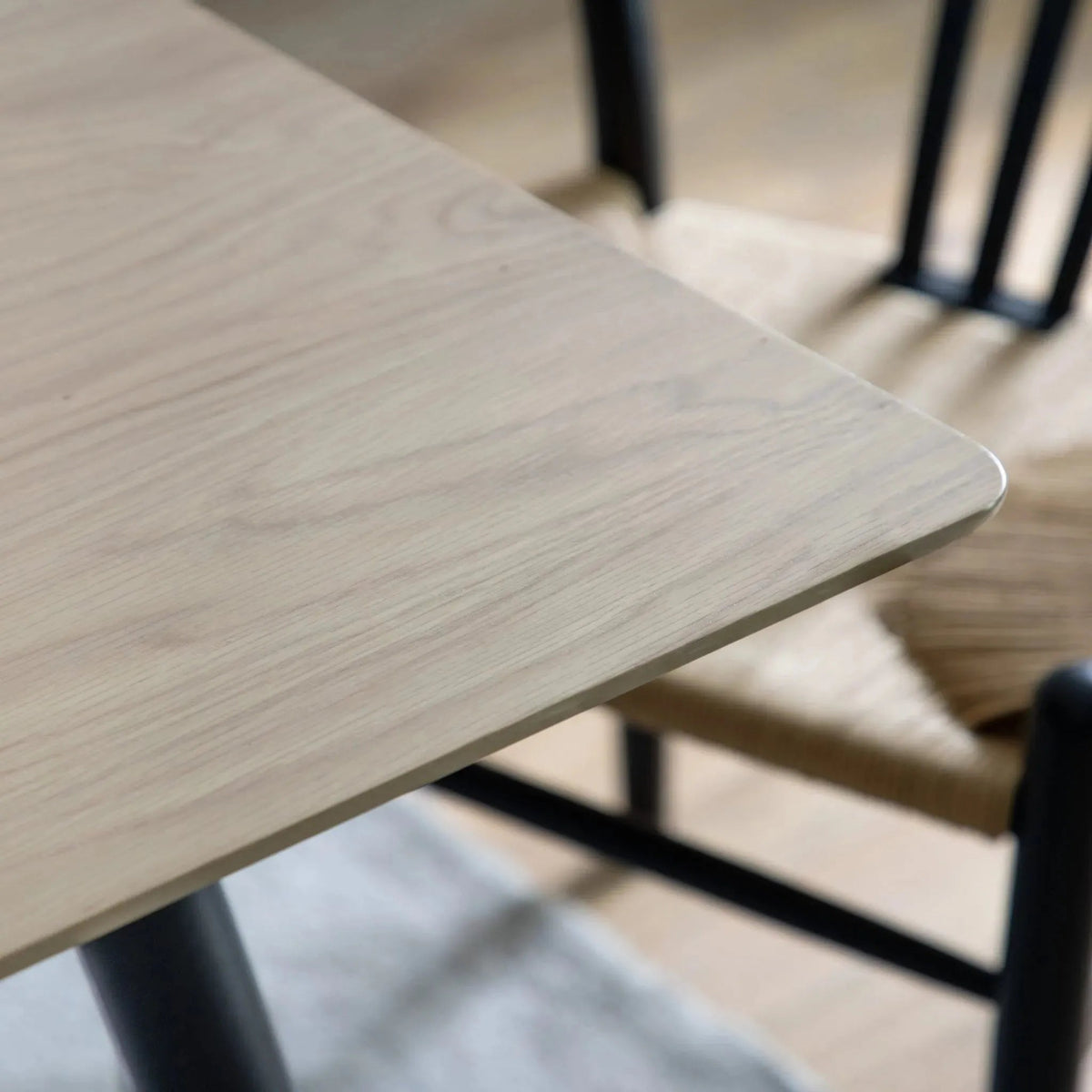 Astley oak dining table second view