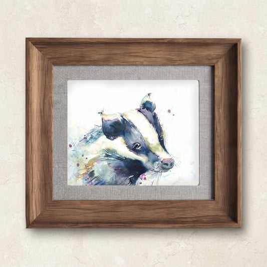 Badger Framed Art