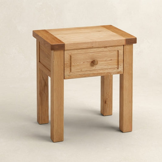 Brittany Lamp Table with Drawer - Painted or Wood Finish