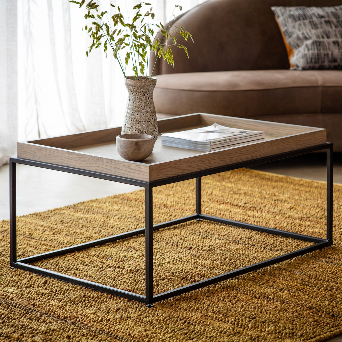 Forden grey tray coffee table second view