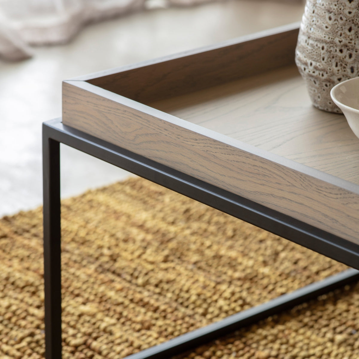 Forden grey tray coffee table alternate view