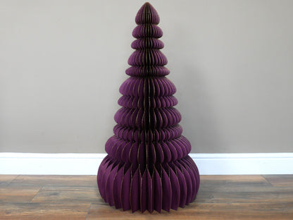 Purple Sculptural Christmas Tree – 90cm — view 2