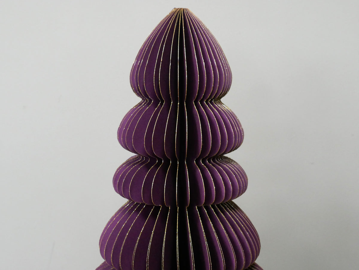 Purple Sculptural Christmas Tree – 90cm — view 3