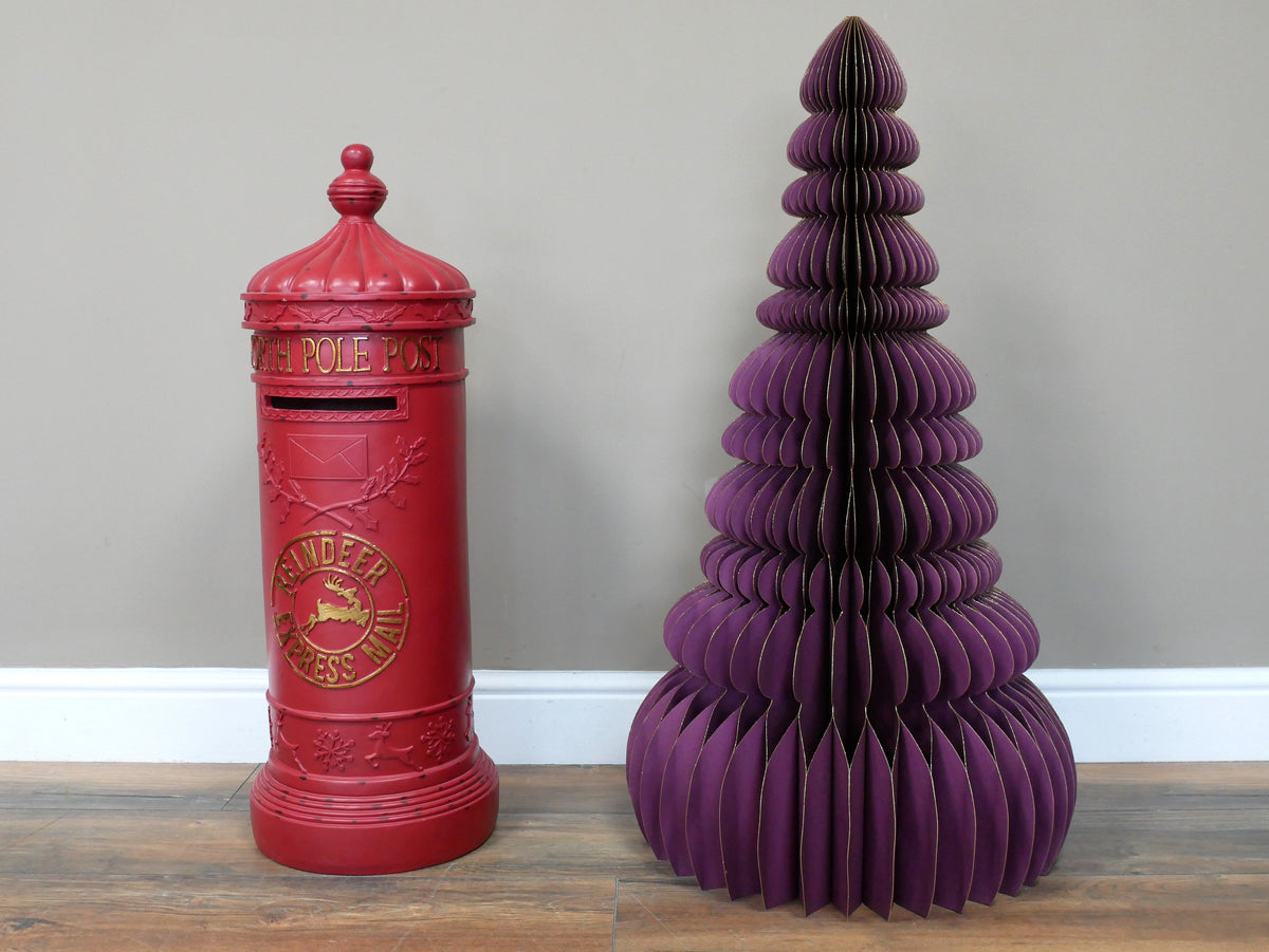 Purple Sculptural Christmas Tree – 90cm — view 4