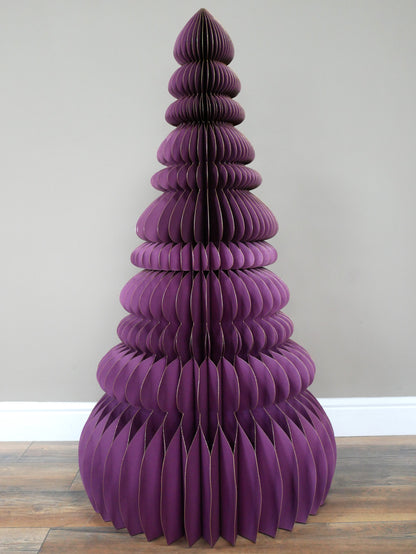 Purple Sculptural Christmas Tree – 120cm — view 2