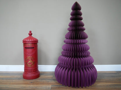 Purple Sculptural Christmas Tree – 120cm — view 3