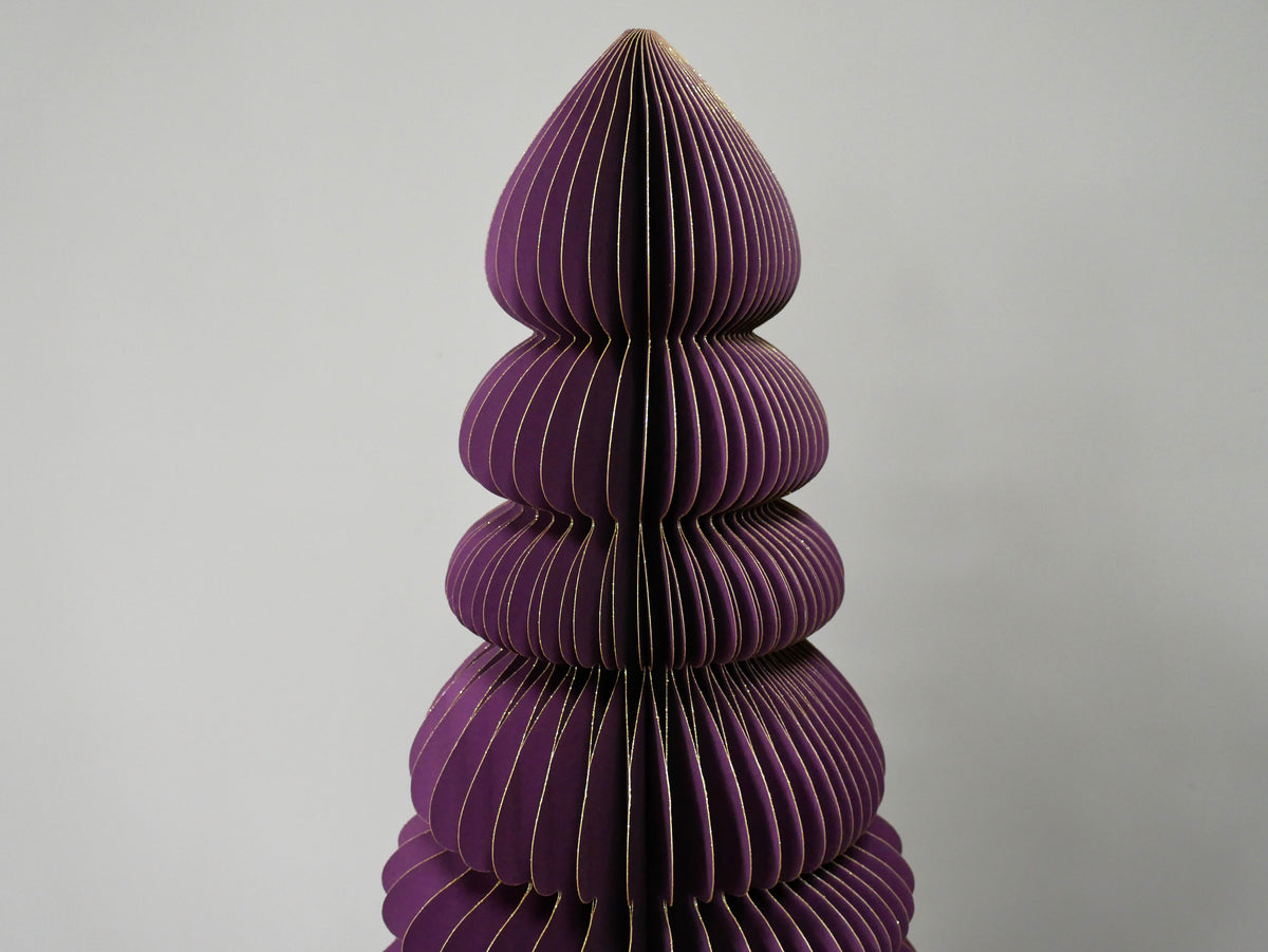 Purple Sculptural Christmas Tree – 120cm — view 4