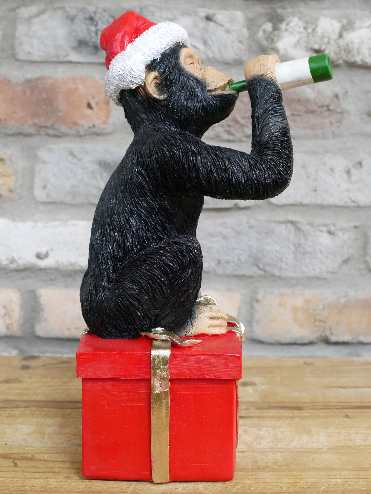 Drunken Monkey Christmas Ornament — view 1