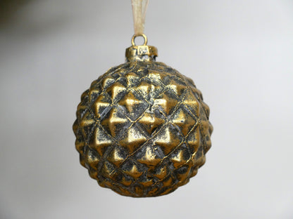 Gold Faceted Bauble — view 3