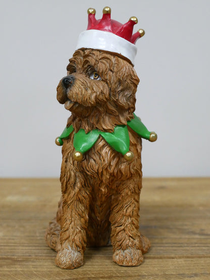 Festive Dog with Santa Hat — view 1