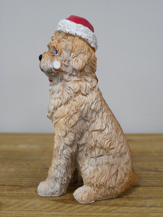 Festive Dog with Candy Cane — view 2