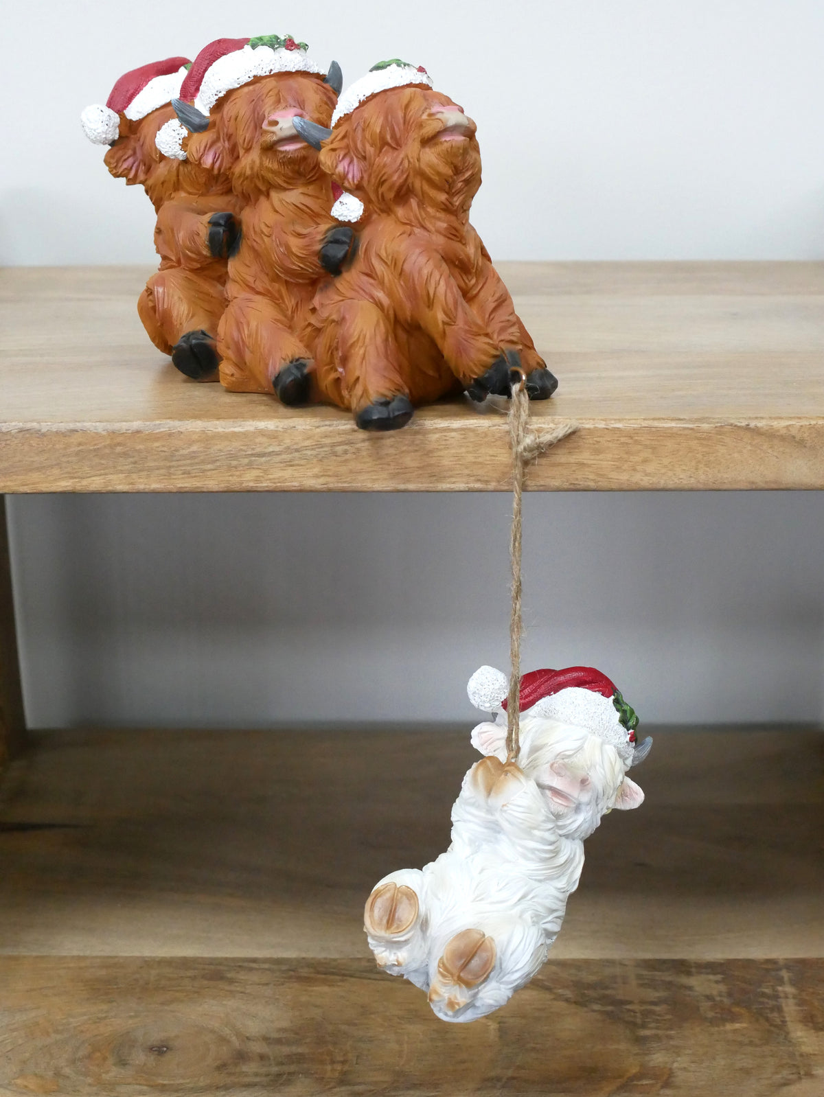 Helpful Christmas Cow Figures — view 2
