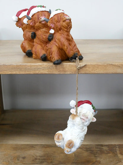Helpful Christmas Cow Figures — view 2