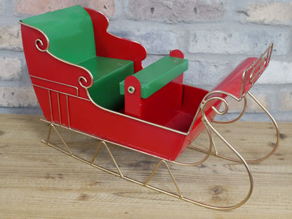 Classic Red Christmas Sleigh — view 1