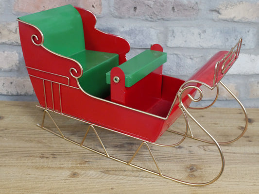 Classic Red Christmas Sleigh — view 1