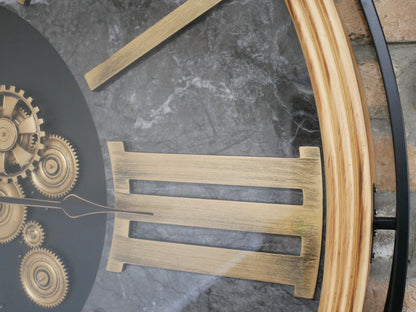Foundry Grandeur Moving Cog Wall Clock – 112cm — view 3
