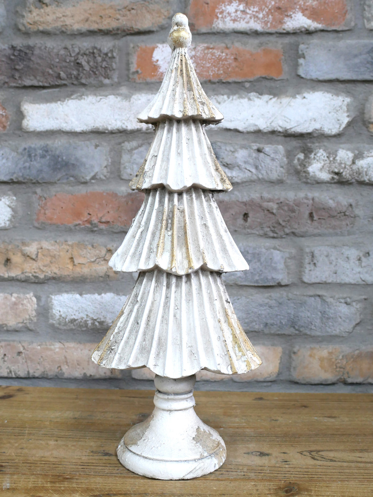 White Ceramic Christmas Tree — view 1