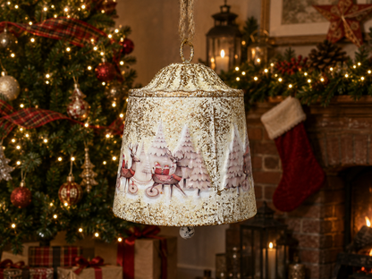 Snowy Village Bell Lantern – Small — view 1