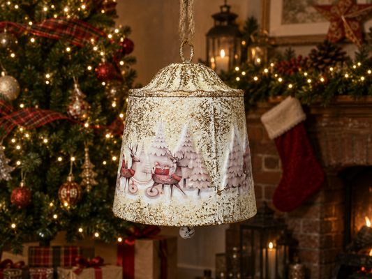 Snowy Village Bell Lantern – Small — view 1
