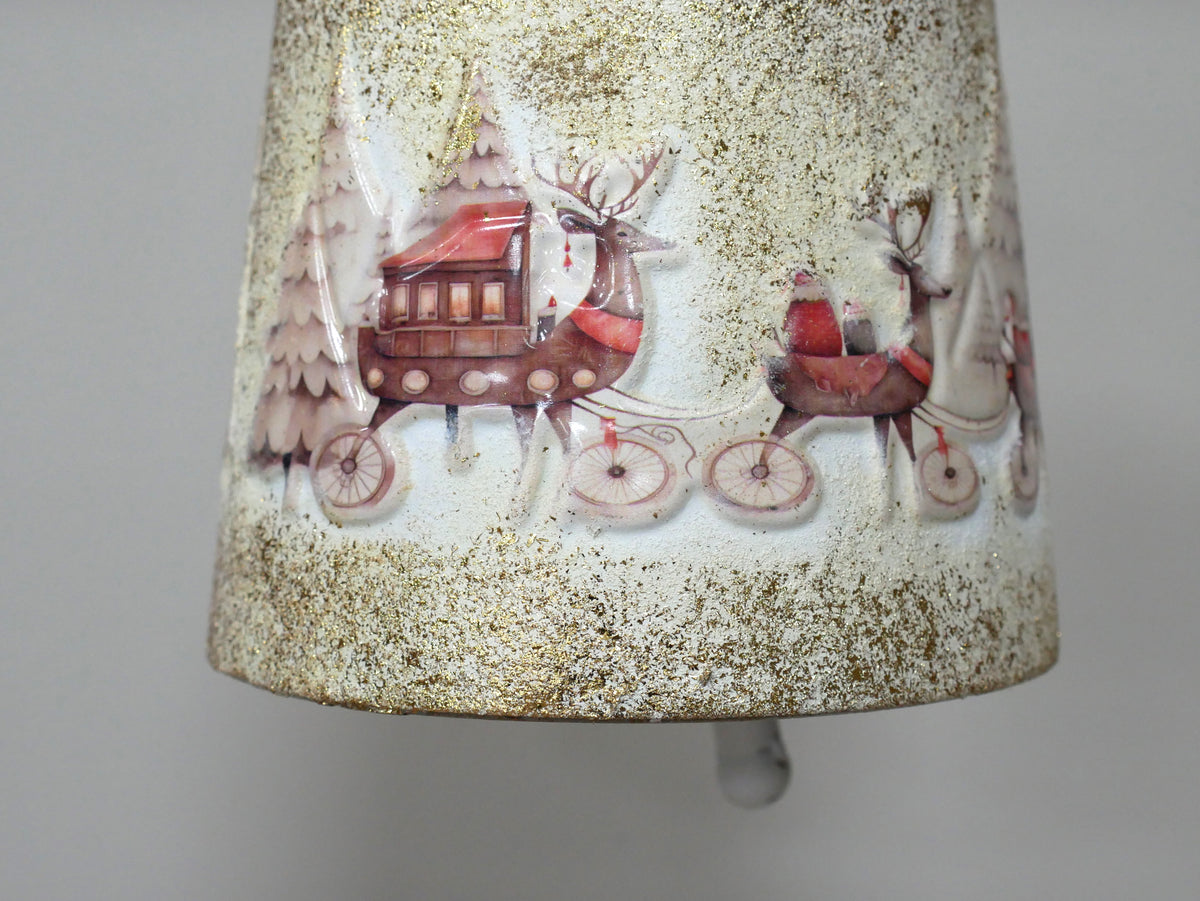Santa Scene Bell Lantern – Large — view 2