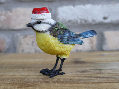 Winter Robin Ornament – Blue Hat — view 3
