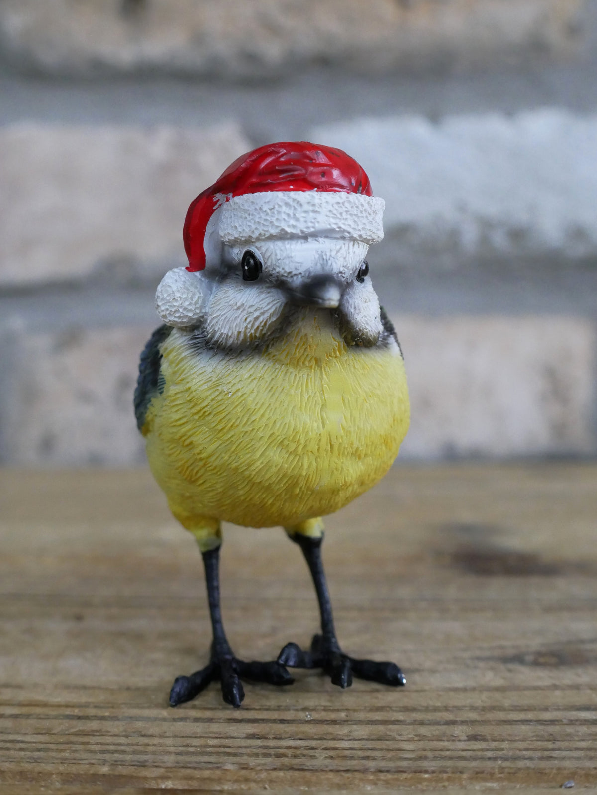 Winter Robin Ornament – Blue Hat — view 4