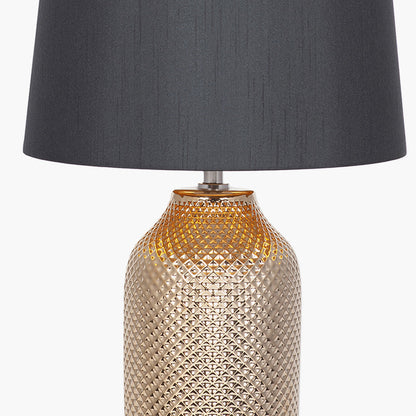 Nova Gold Textured Ceramic Table Lamp — view 4