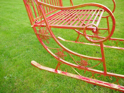Giant Red Christmas Sleigh — view 4
