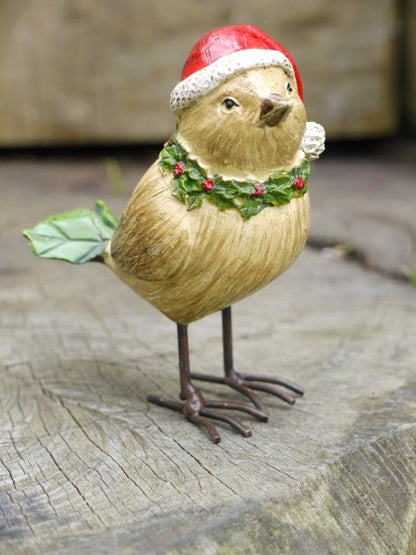 Winter Robin Ornament – Green — view 3